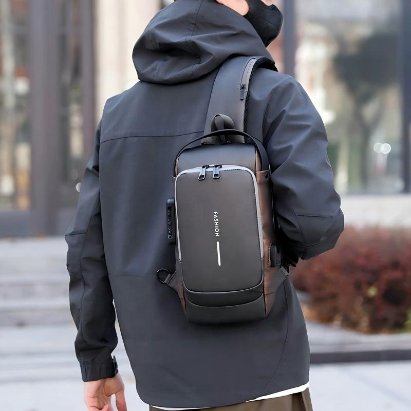 Mochila Hombre Antirrobo Nylon Impermeab